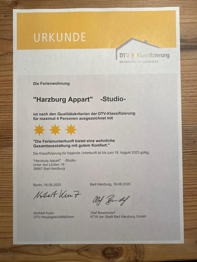 Апартаменти Harzburg Appart Unter Den Linden 19 Бад-Гарцбург Екстер'єр фото
